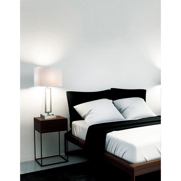 CWI Lighting 9915T14-1-606 Torren One Light Table Lamp, Satin Nickel Alternate Image.jpg