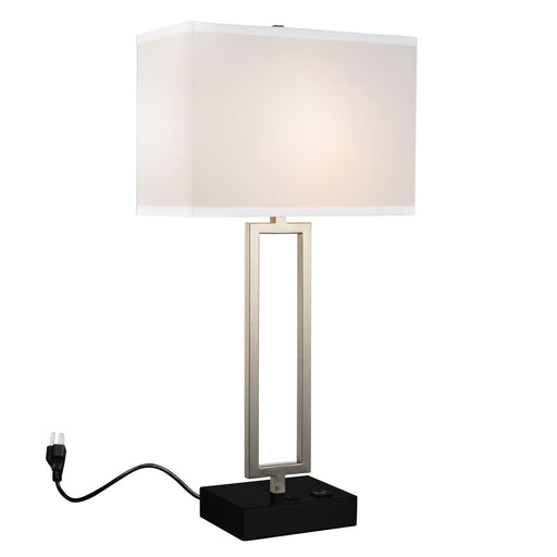 CWI Lighting 9915T14-1-606 Torren One Light Table Lamp, Satin Nickel Main Image.jpg