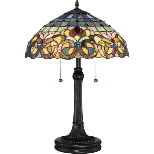 Quoizel TF3180TVB Lyric Two Light Table Lamp, Vintage Bronze Main Image.jpg