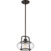 Quoizel TRG1510OZ Trilogy One Light Mini Pendant, Old Bronze Main Image.jpg