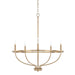 Capital Lighting 428551AD Greyson Five Light Chandelier, Aged Brass Main Image.jpg