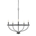 Capital Lighting 428551MB Greyson Five Light Chandelier, Matte Black Main Image.jpg