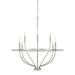 Capital Lighting 428581BN Greyson Eight Light Chandelier, Brushed Nickel Main Image.jpg