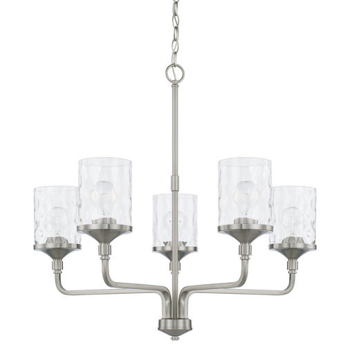 Capital Lighting 428851BN-451 Colton Five Light Chandelier, Brushed Nickel Main Image.jpg