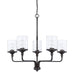 Capital Lighting 428851MB-451 Colton Five Light Chandelier, Matte Black Main Image.jpg