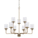 Capital Lighting 428891AD-451 Colton Nine Light Chandelier, Aged Brass Main Image.jpg