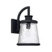 Capital Lighting 926512BK Tory One Light Outdoor Wall Lantern, Black Main Image.jpg