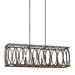 Visual Comfort Studio F3224/6DA Patrice Six Light Linear Chandelier, Deep Abyss Alternate Image.jpg