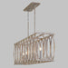 Visual Comfort Studio F3224/6DA Patrice Six Light Linear Chandelier, Deep Abyss Alternate Image 3.jpg