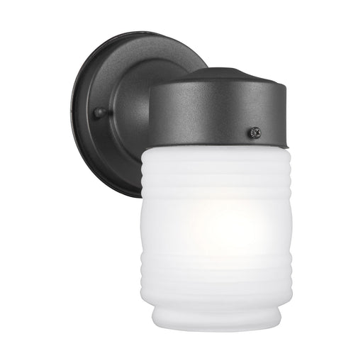 Generation Lighting 8550001EN3-12 Outdoor Wall One Light Outdoor Wall Lantern, Black Main Image.jpg