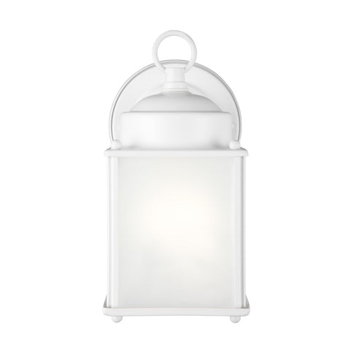Generation Lighting 8592001-15 New Castle One Light Outdoor Wall Lantern, White Alternate Image.jpg