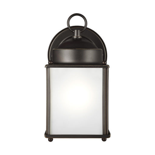 Generation Lighting 8592001-71 New Castle One Light Outdoor Wall Lantern, Antique Bronze Alternate Image.jpg