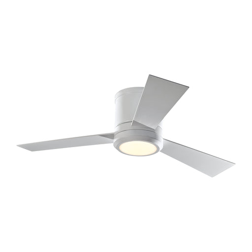 Generation Lighting 3CLYR42RZWD-V1 Clarity 42"Ceiling Fan, Matte White Main Image.jpg