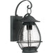Quoizel BST8407MB Boston One Light Outdoor Wall Lantern, Mottled Black Alternate Image.jpg