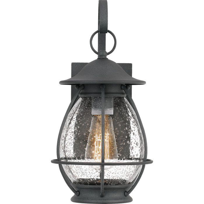 Quoizel BST8407MB Boston One Light Outdoor Wall Lantern, Mottled Black Alternate Image 3.jpg