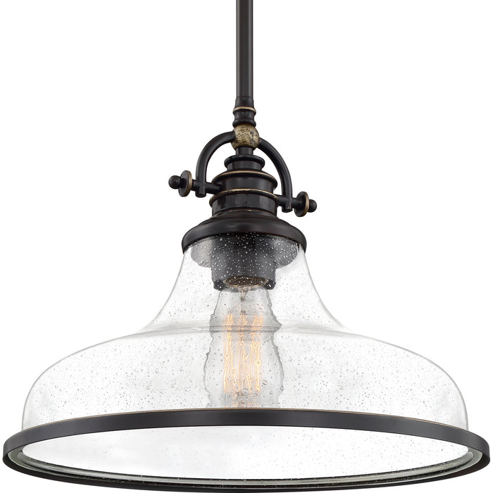 Quoizel GRTS2814PN Grant One Light Pendant, Palladian Bronze Alternate Image 3.jpg