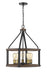 Z-Lite 472-5D-RM Kirkland Five Light Pendant, Rustic Mahogany Main Image.jpg
