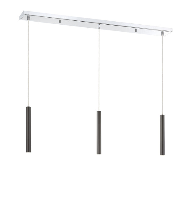 Z-Lite 917MP12-PBL-LED-3LCH Forest LED Island Pendant, Chrome Alternate Image 4.jpg