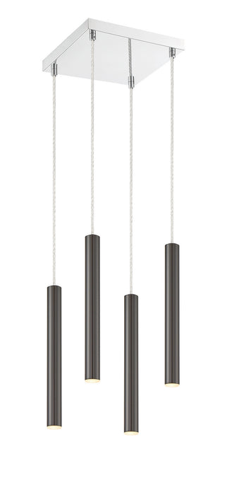 Z-Lite 917MP12-PBL-LED-4SCH Forest LED Island Pendant, Chrome Alternate Image.jpg