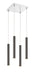 Z-Lite 917MP12-PBL-LED-4SCH Forest LED Island Pendant, Chrome Alternate Image.jpg