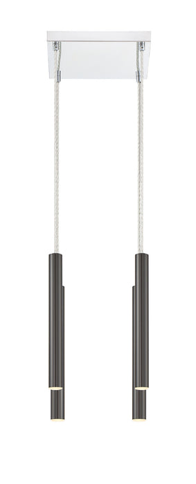 Z-Lite 917MP12-PBL-LED-4SCH Forest LED Island Pendant, Chrome Alternate Image 3.jpg