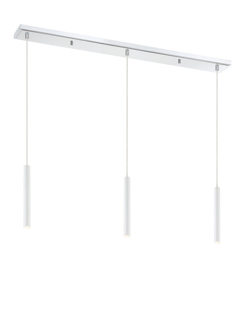 Z-Lite 917MP12-WH-LED-3LCH Forest LED Island Pendant, Chrome Alternate Image.jpg