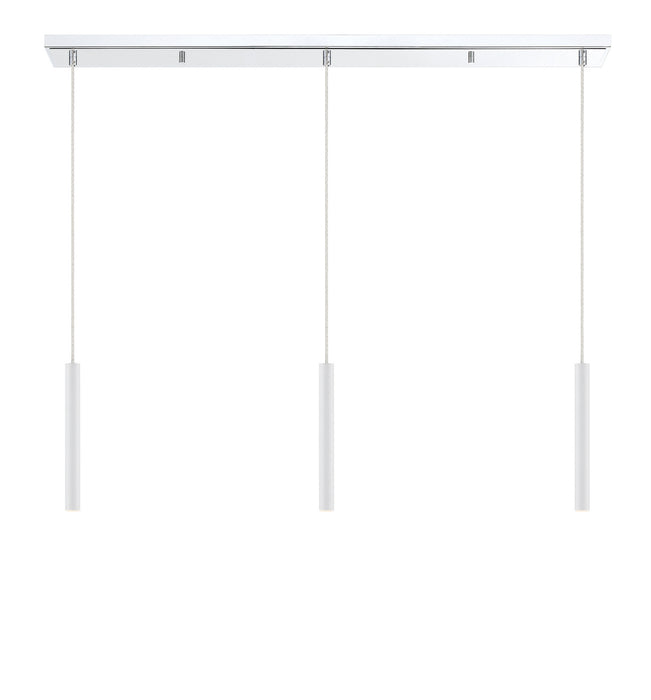 Z-Lite 917MP12-WH-LED-3LCH Forest LED Island Pendant, Chrome Alternate Image 3.jpg