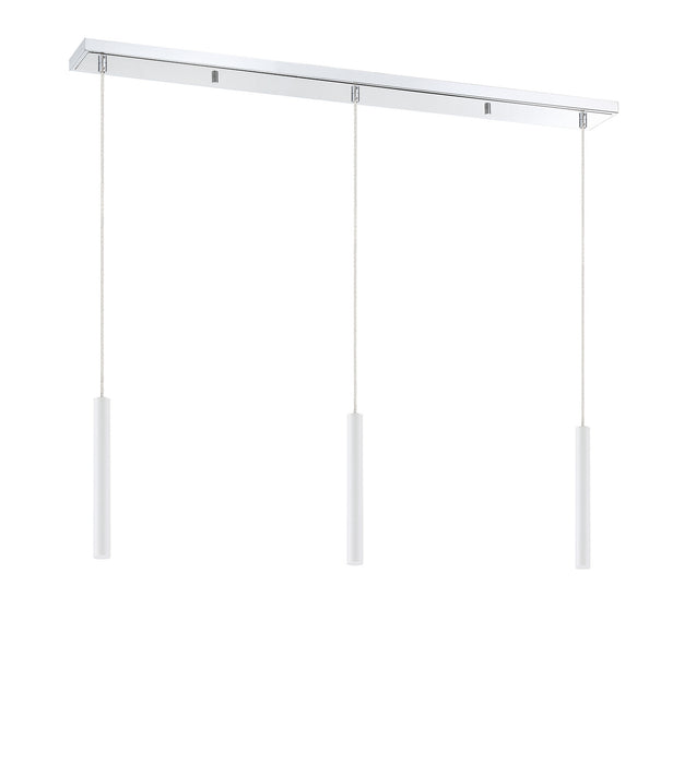 Z-Lite 917MP12-WH-LED-3LCH Forest LED Island Pendant, Chrome Alternate Image 4.jpg