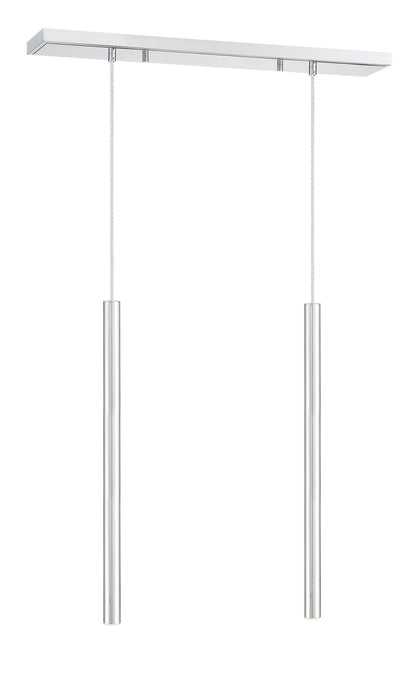 Z-Lite 917MP24-CH-LED-2LCH Forest LED Island Pendant, Chrome Alternate Image 2.jpg