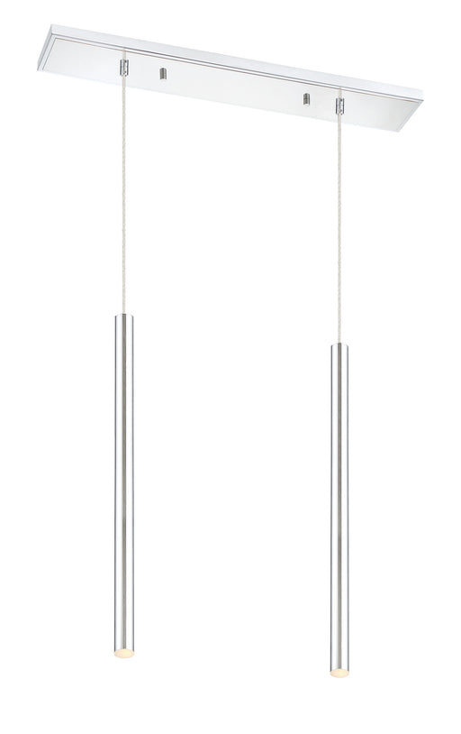 Z-Lite 917MP24-CH-LED-2LCH Forest LED Island Pendant, Chrome Main Image.jpg