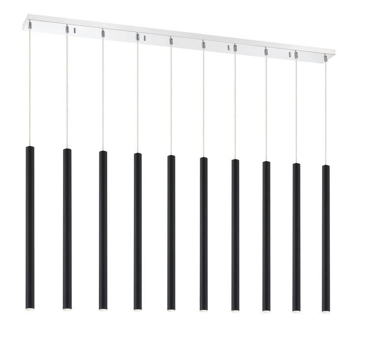 Z-Lite 917MP24-MB-LED-10LCH Forest LED Island Pendant, Chrome Alternate Image.jpg