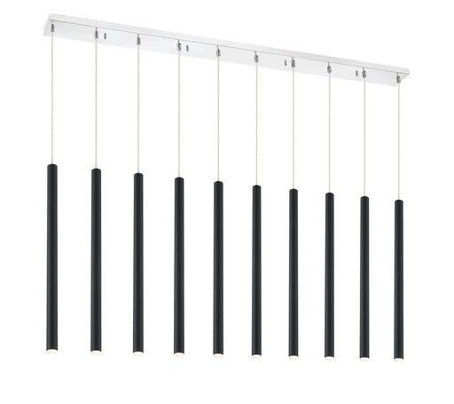 Z-Lite 917MP24-MB-LED-10LCH Forest LED Island Pendant, Chrome Main Image.jpg