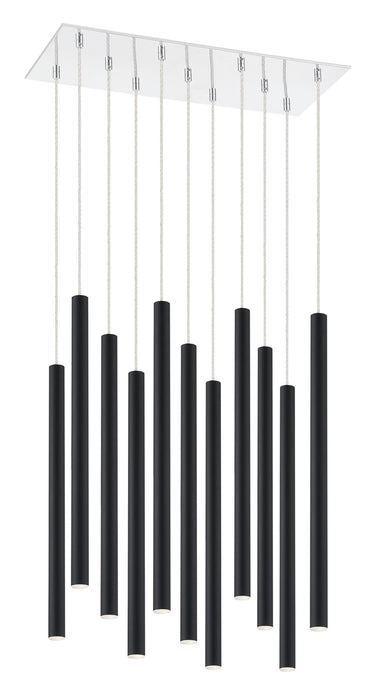 Z-Lite 917MP24-MB-LED-11LCH Forest LED Island Pendant, Chrome Alternate Image.jpg