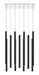 Z-Lite 917MP24-MB-LED-11LCH Forest LED Island Pendant, Chrome Alternate Image 2.jpg