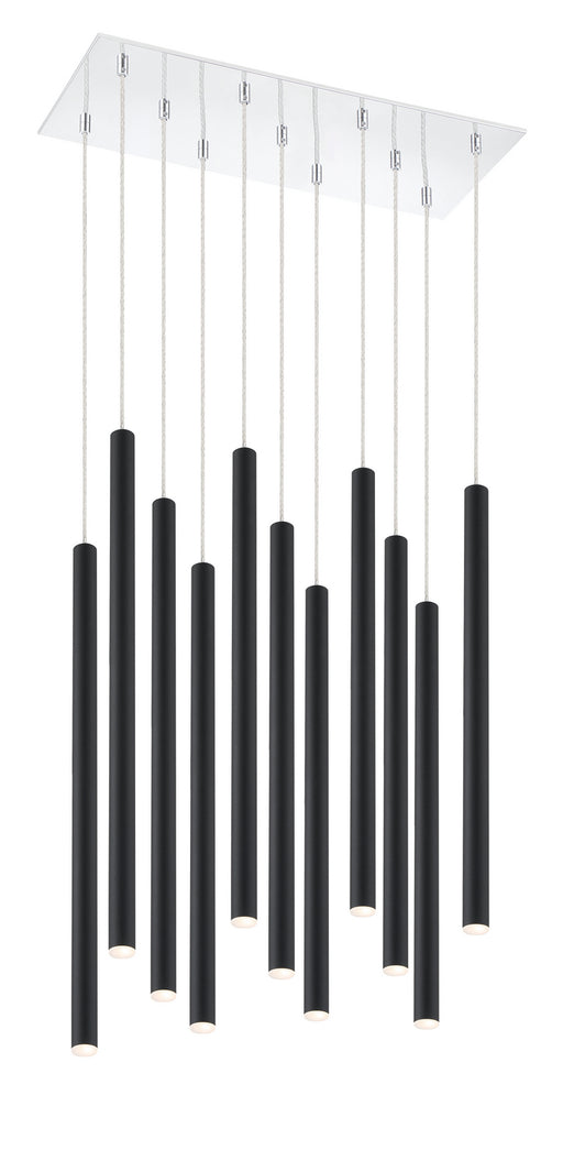 Z-Lite 917MP24-MB-LED-11LCH Forest LED Island Pendant, Chrome Main Image.jpg