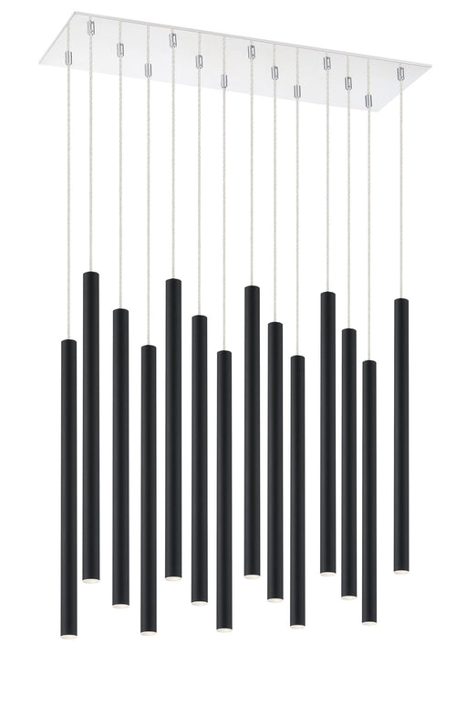 Z-Lite 917MP24-MB-LED-14LCH Forest LED Island Pendant, Chrome Alternate Image.jpg