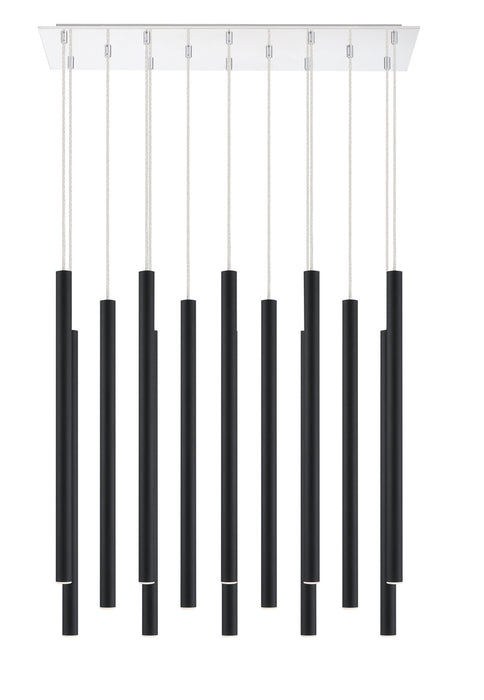 Z-Lite 917MP24-MB-LED-14LCH Forest LED Island Pendant, Chrome Alternate Image 2.jpg