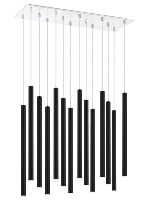 Z-Lite 917MP24-MB-LED-14LCH Forest LED Island Pendant, Chrome Alternate Image 3.jpg