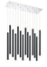 Z-Lite 917MP24-MB-LED-14LCH Forest LED Island Pendant, Chrome Main Image.jpg