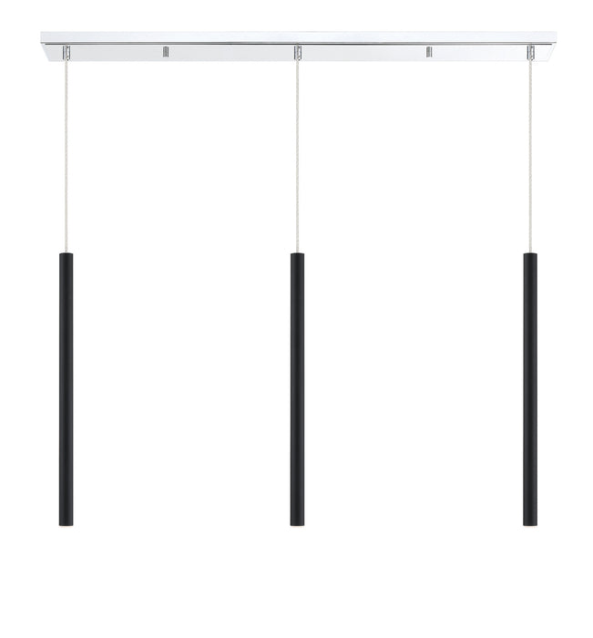 Z-Lite 917MP24-MB-LED-3LCH Forest LED Island Pendant, Chrome Alternate Image 3.jpg