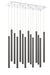 Z-Lite 917MP24PBL-LED-14LCH Forest LED Island Pendant, Chrome Alternate Image 3.jpg
