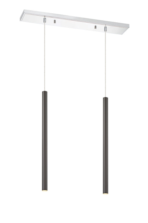 Z-Lite 917MP24-PBL-LED-2LCH Forest LED Island Pendant, Chrome Alternate Image.jpg