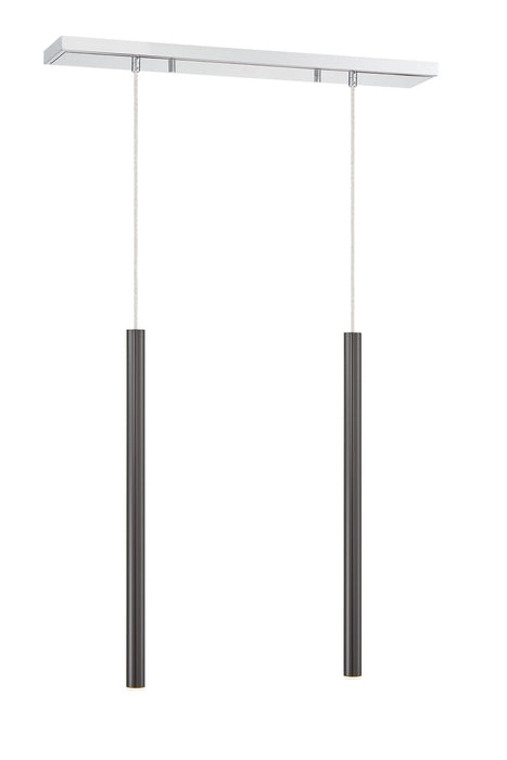 Z-Lite 917MP24-PBL-LED-2LCH Forest LED Island Pendant, Chrome Alternate Image 2.jpg