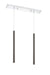 Z-Lite 917MP24-PBL-LED-2LCH Forest LED Island Pendant, Chrome Main Image.jpg
