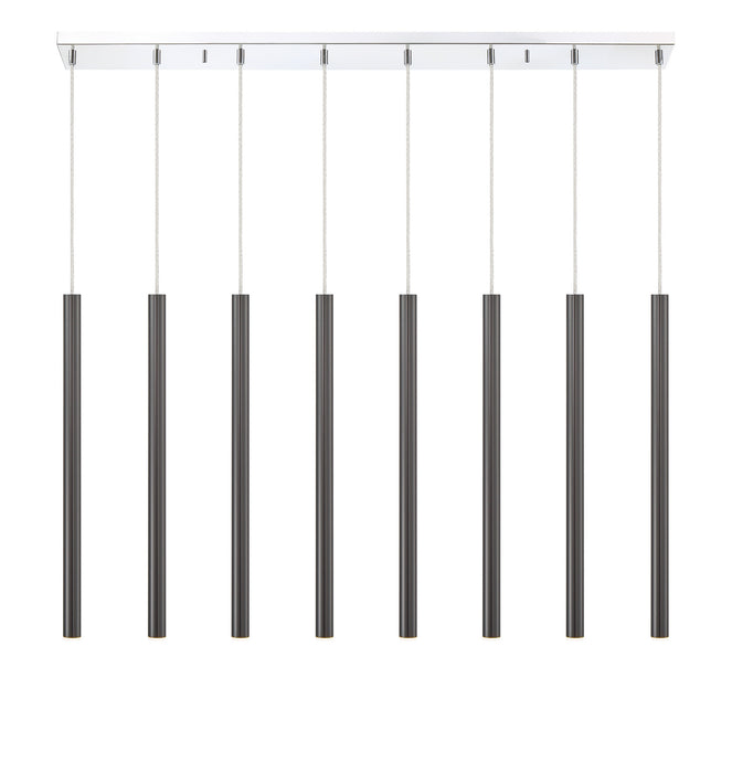 Z-Lite 917MP24-PBL-LED-8LCH Forest LED Island Pendant, Chrome Alternate Image 3.jpg