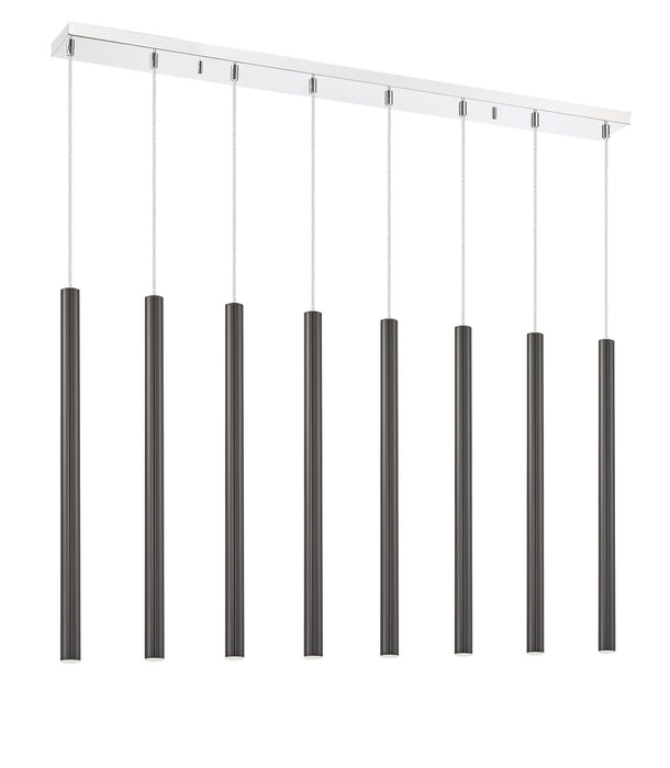 Z-Lite 917MP24-PBL-LED-8LCH Forest LED Island Pendant, Chrome Alternate Image 4.jpg