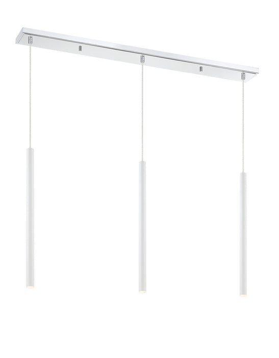 Z-Lite 917MP24-WH-LED-3LCH Forest LED Island Pendant, Chrome Alternate Image.jpg