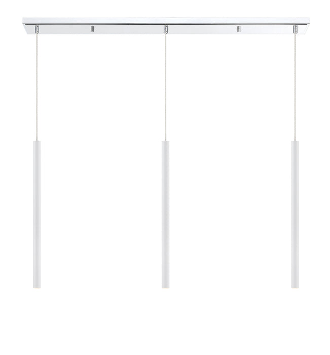 Z-Lite 917MP24-WH-LED-3LCH Forest LED Island Pendant, Chrome Alternate Image 3.jpg