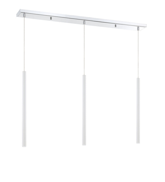 Z-Lite 917MP24-WH-LED-3LCH Forest LED Island Pendant, Chrome Alternate Image 4.jpg