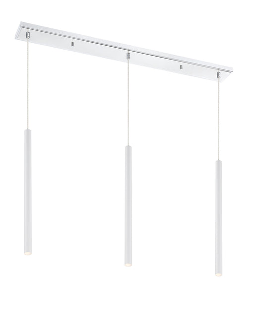 Z-Lite 917MP24-WH-LED-3LCH Forest LED Island Pendant, Chrome Main Image.jpg